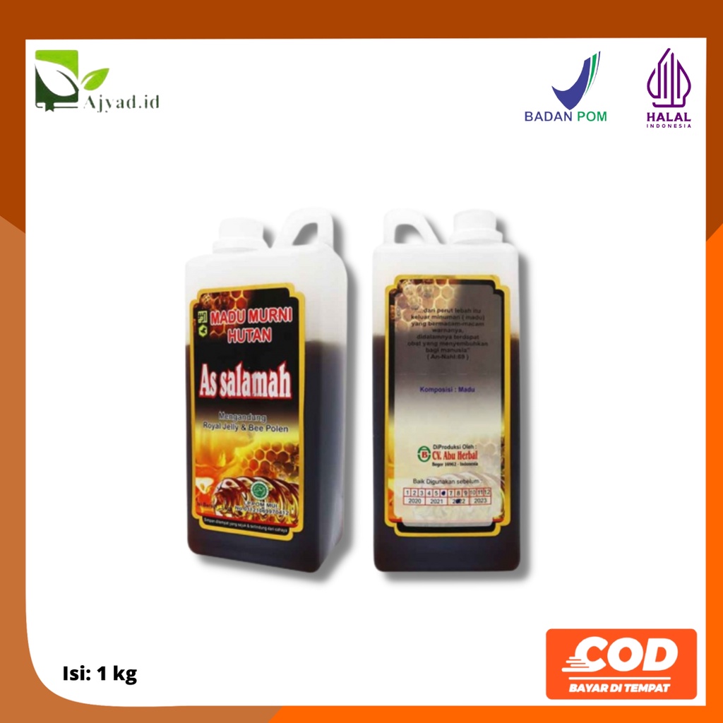 

Madu As Salamah - Madu Murni Hutan - 1 Kg - Meningkatkan Daya Tahan Tubuh - Original Product