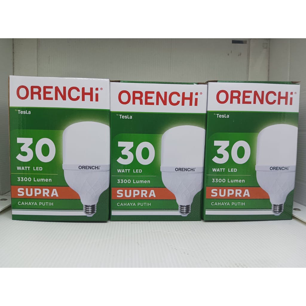 Lampu LED Orenchi Supra 30 Watt Bohlam LED 30 W Cahaya Putih