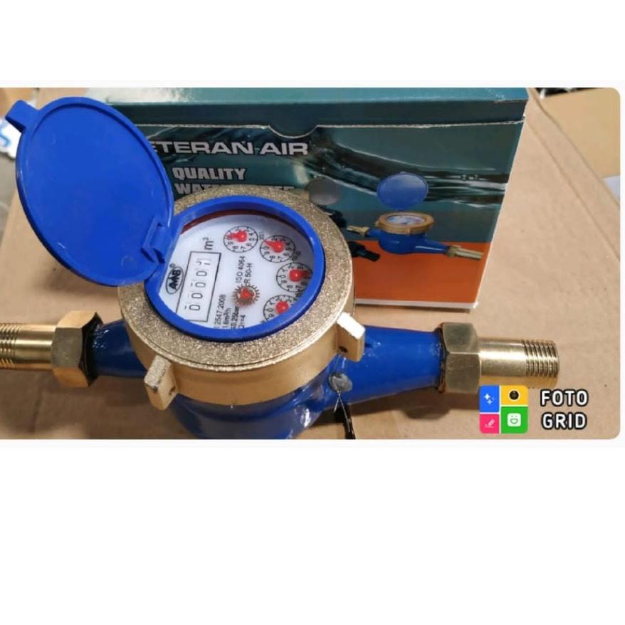 ☏ IMD Meteran Air Besi 1/2" / Meteran Air 1/2 Inch Besi / Meteran Air PDAM SNI IMD ♖