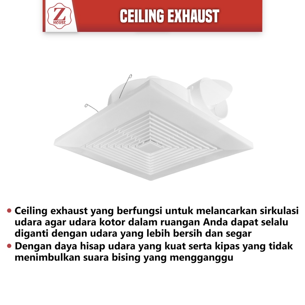 Wall Exhaust Plafon/Hexos Plafon/Heksos Fan exhaust fan/heksos penyedot asap dapur/heksos penyedot ruangan/hexos Hexo plafon Exhaust Fan Ceiling Plafon 8/10inch Harga Terbaik10inci/exhaust fan Plafon