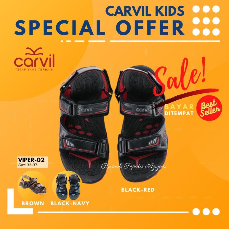 [spin1] Carvil Viper | Sandal Gunung Anak LAki-Laki Carvil Original 100%