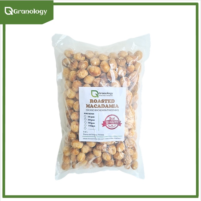 Kacang Macadamia Panggang / Roasted Macadamia (1 kilogram) by Granology