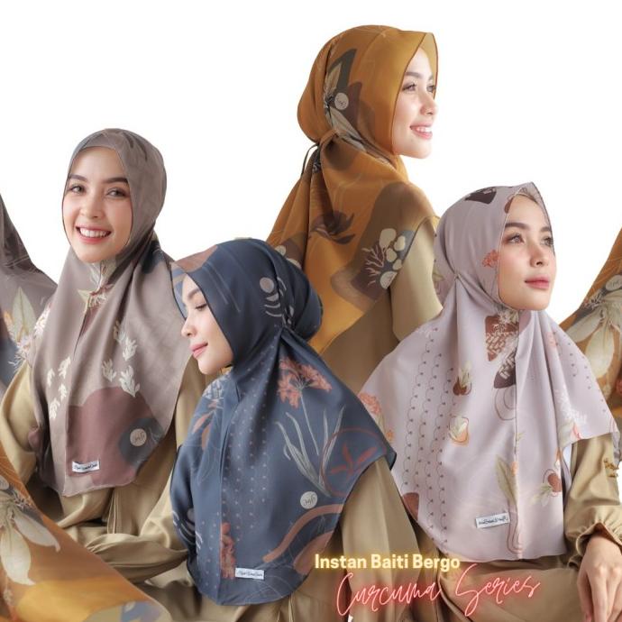 Hijabwanitacantik - Instan Baiti Curcuma|Hijab Instan|Jilbab Instan