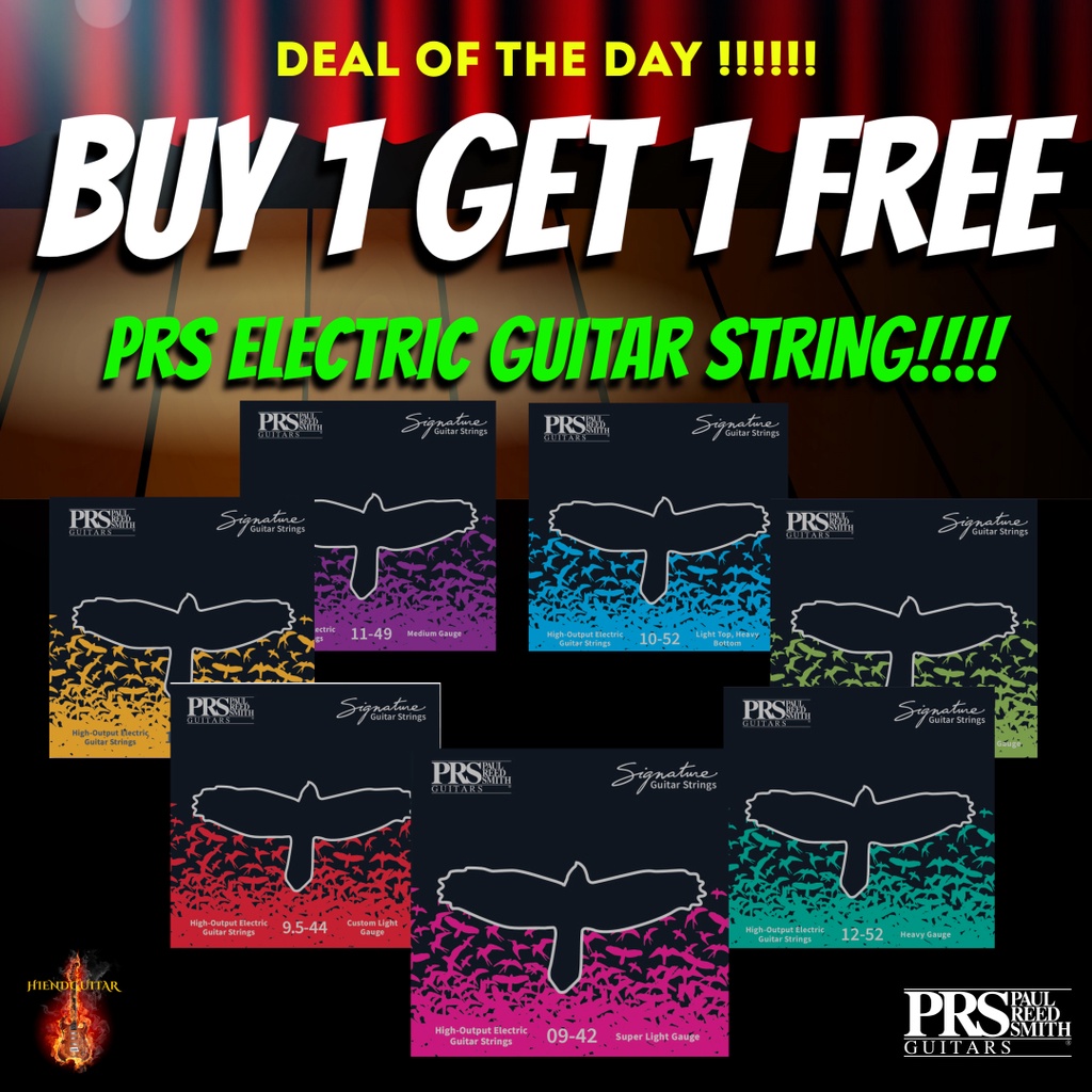 PRS Signature electric guitar strings