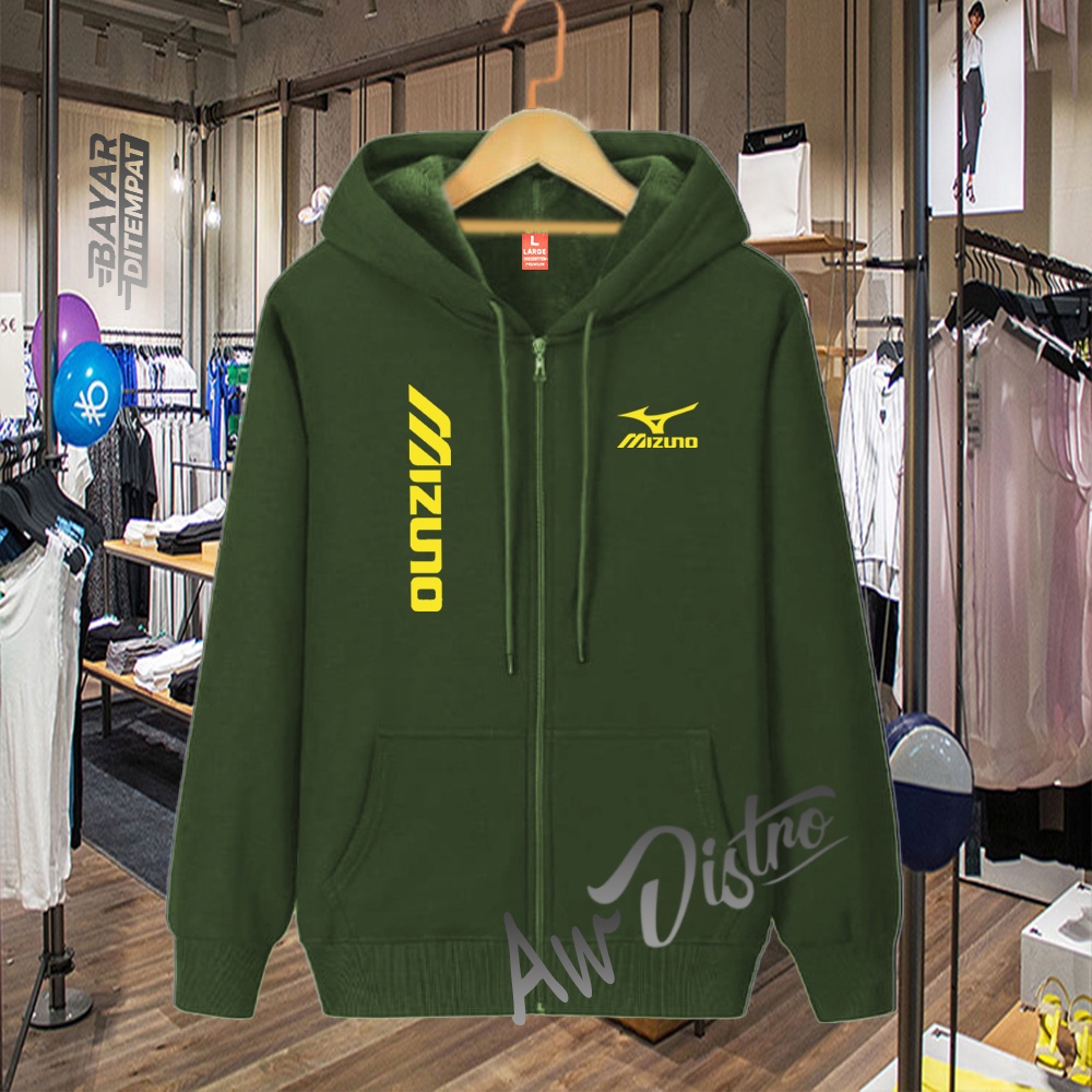 COD Jaket Distro Mzn KirKa Text Kuning Premium Quality Sweater Tulisan Jaket Kata-Kata Hoodie Sablon