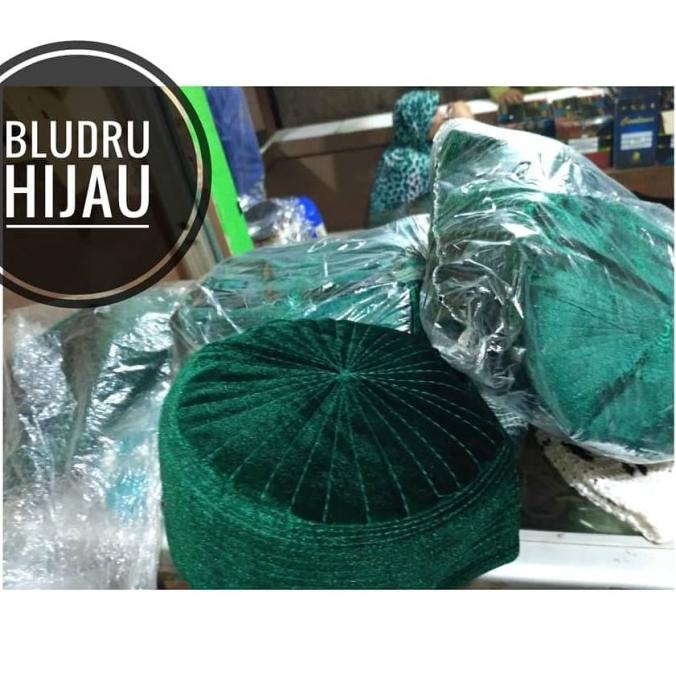 Peci Habib bani hasyim, kopiah majelis salaf - Peci Beludru Hijau HOT PROMO