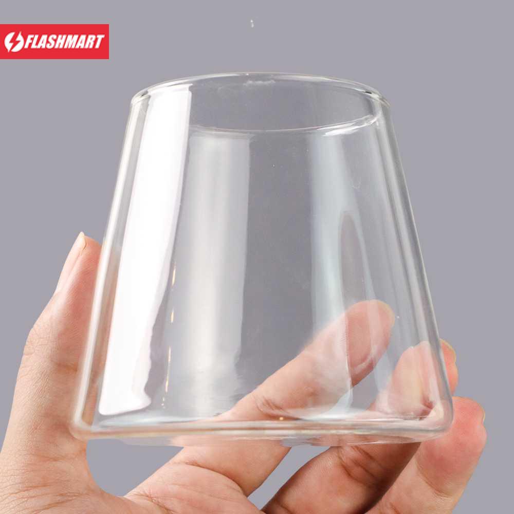 Flashmart Gelas Minuman Unik Borosilicate Glass 360 ml - KT010