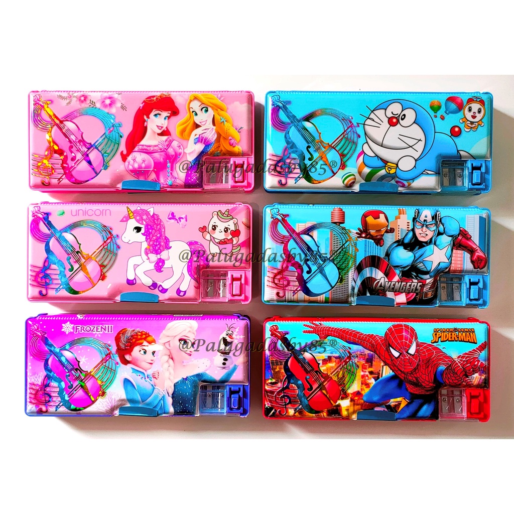 

(1 Biji) Kotak Pensil Magnet Metalik FS-2210 21.9*9.9*3.6 cm / Pencil Case Magnet / Tempat Pensil Magnet / Kotak Pensil Metalik