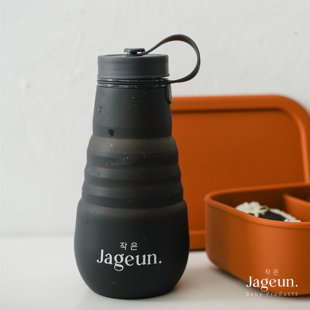 JAGEUN Premium Silicone Water Bottle Foldable | Botol Minum Lipat Anak &amp; Dewasa