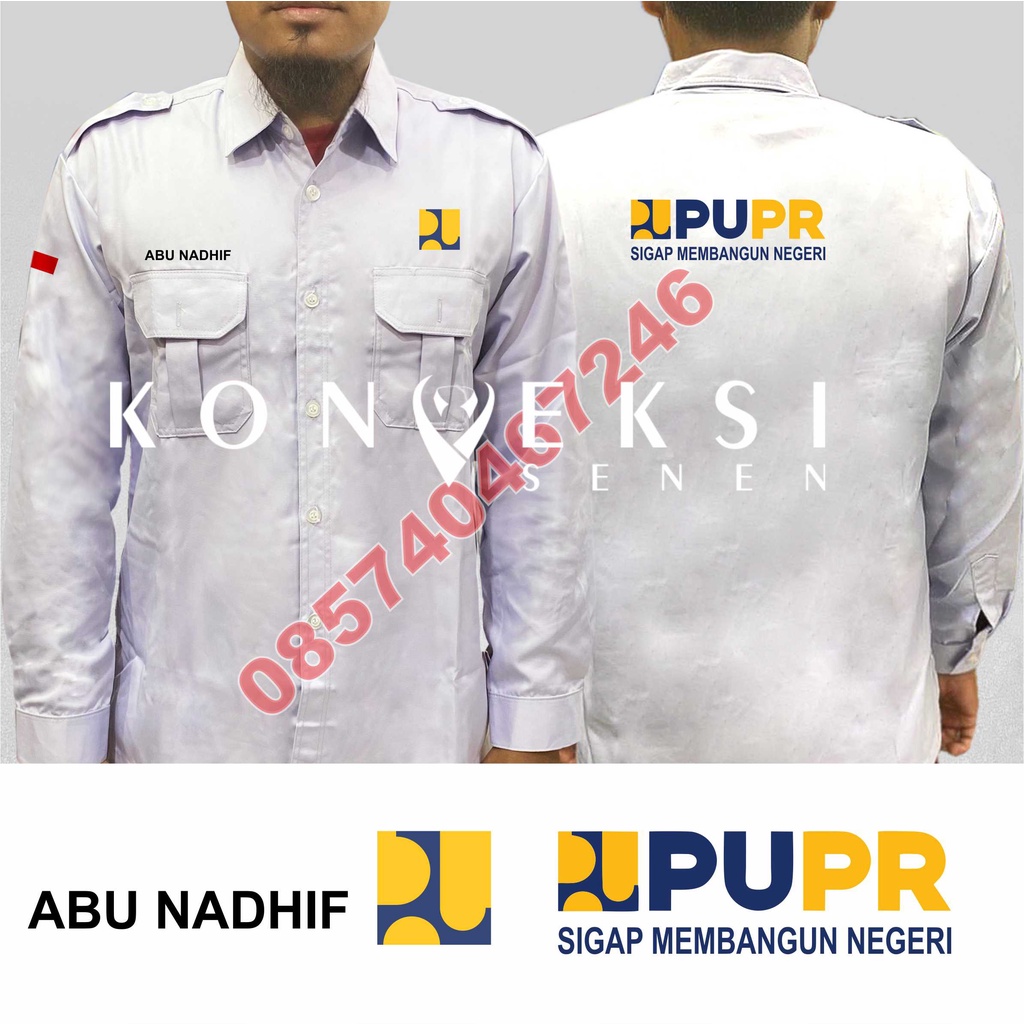 Kemeja Pupr baju Pupr seragam Pupr kemeja dinas pekerjaan umum baju dinas pekerjaan umum seragam dinas pekerjaan umum