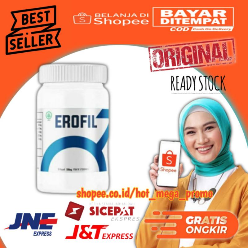 OBAT KUAT PRIA TAHAN LAMA EROFIL ASLI 100% ORIGINAL SUPLEMEN PENAMBAH STAMINA PRIA HERBAL KAPSUL ALA