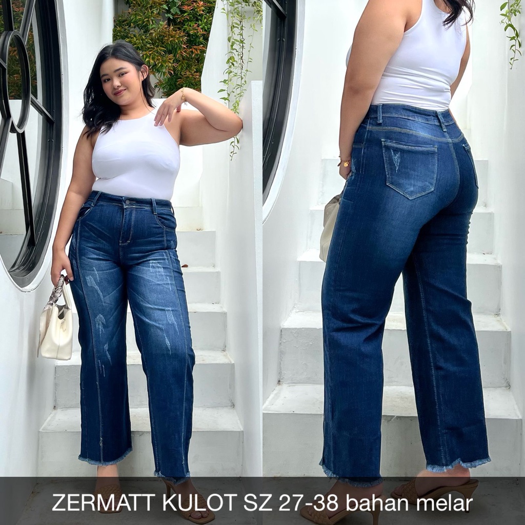 CELANA JEANS WANITA ZERMATT KULOT SYS CLOTHIER