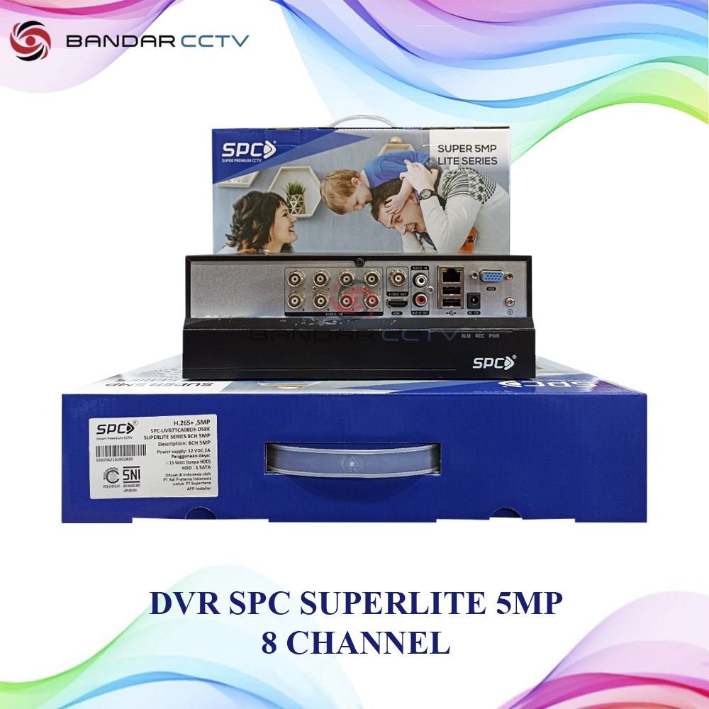 DVR 8 CHANNEL SPC SUPERLITE SERIES 5MP