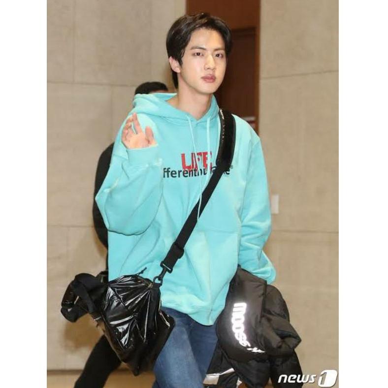 [ART. 7642] Jaket Hoodie BTS Jin Style Life different // BTS jin style
