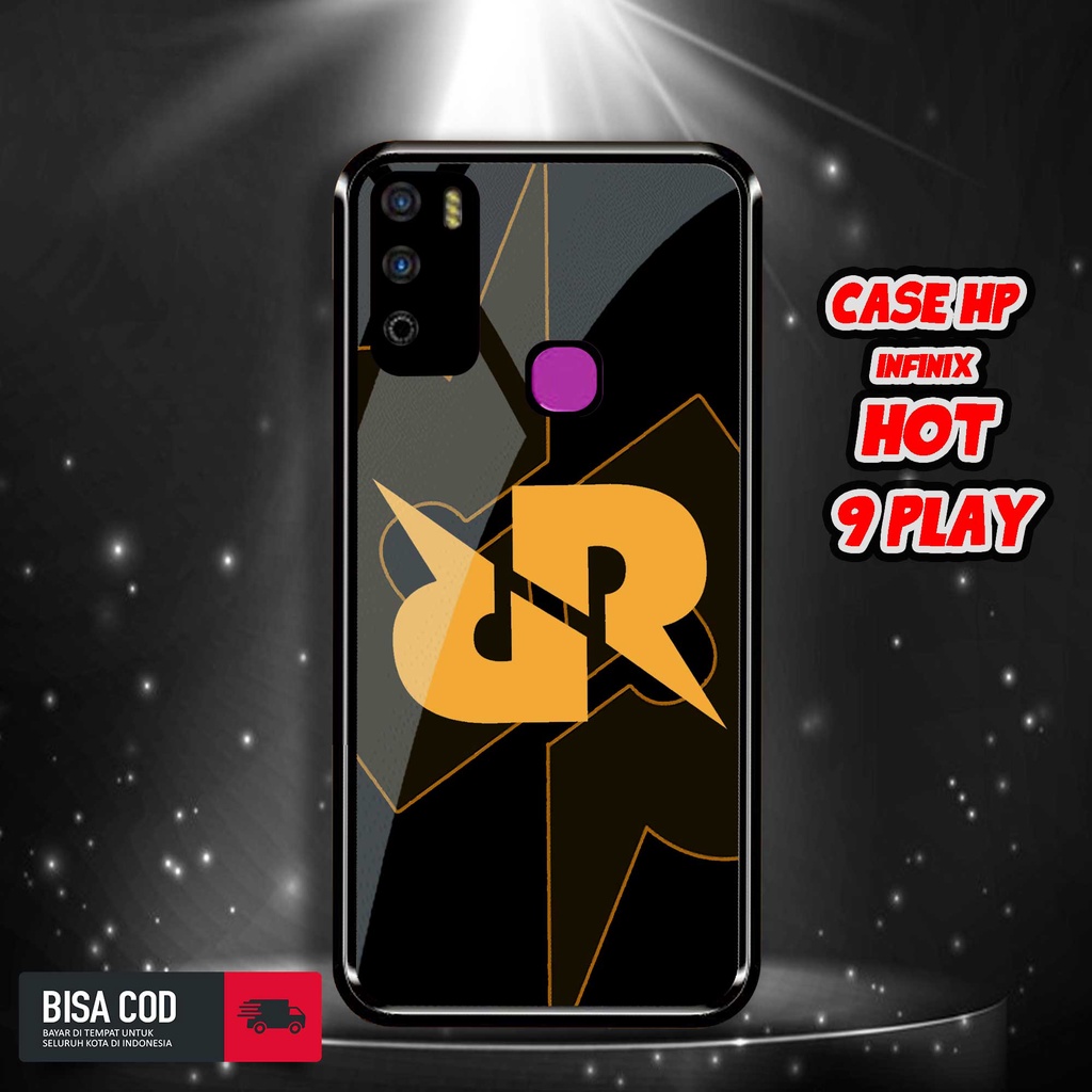 Case INFINIX HOT 9 PLAY 2023 Motif [RRQ GAMERS] Casing INFINIX HOT 9 PLAY TERBARU Hardcase Glossy Ki
