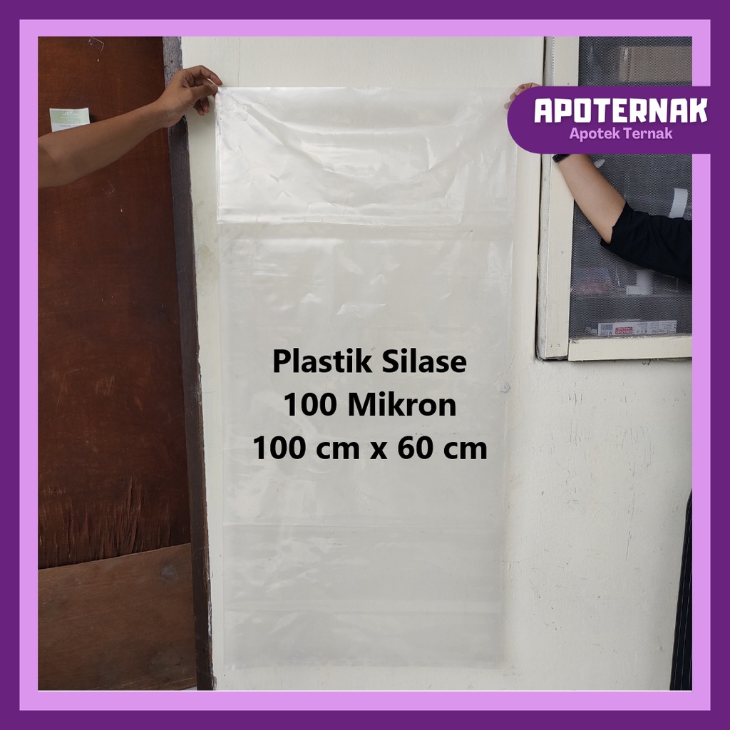 PLASTIK SILASE FERMENTASI uk100x70cm tebal 50, 60, 70, 100, 120 mikron | Plastik Ikan Plastik Silase Plastik Fermentasi Plastik Silase Pakan Ternak | Apoternak