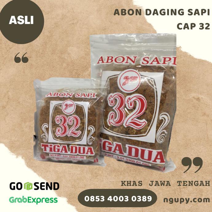 

=====] ABON DAGING SAPI ASLI SUPER CAP 32 250 GR MANIS KHAS BOYOLALI HALAL