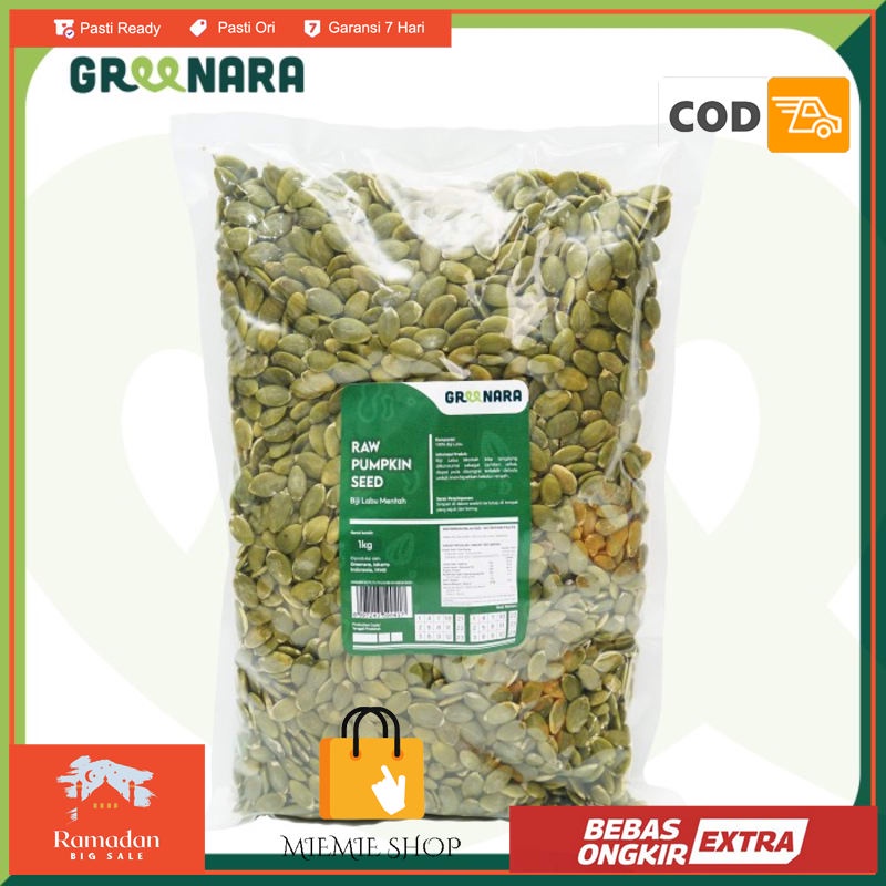 

Pumpkin Seed 1kg / biji labu / pepita 1000gram