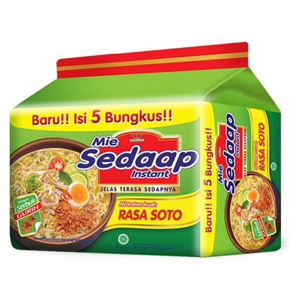 

Sedaap Mie Kuah Rasa Soto Isi 5 Bungkus X75 Gr - Best Store