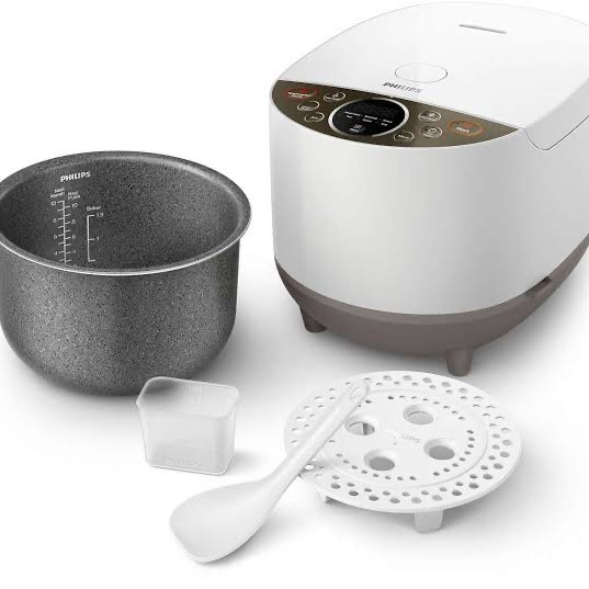 Rice Cooker Philips HD4515 Digital Putih / Magic Com Philips HD-4515 ORIGINAL
