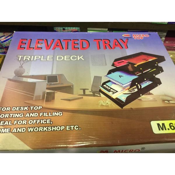 

Elevated Tray/ Rak 3 Susun Micro Top M 603 Atk