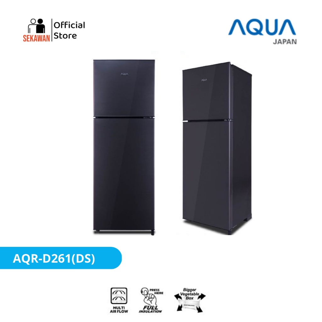 KULKAS 2 PINTU AQUA AQR-D261