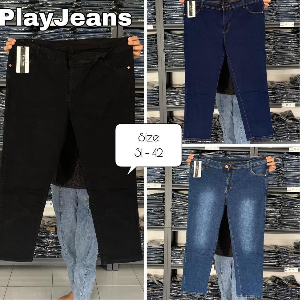 Stok Terbaru Celana Jeans Pinggang Resleting Jumbo Celana Jeans Jumbo Polos Celana Jeans Resleting B