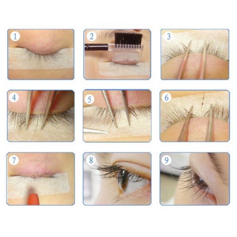 Roll Tape Eyelash Extension PE Non-Woven Breathable Kertas Plastik Bulu Mata Eyelid