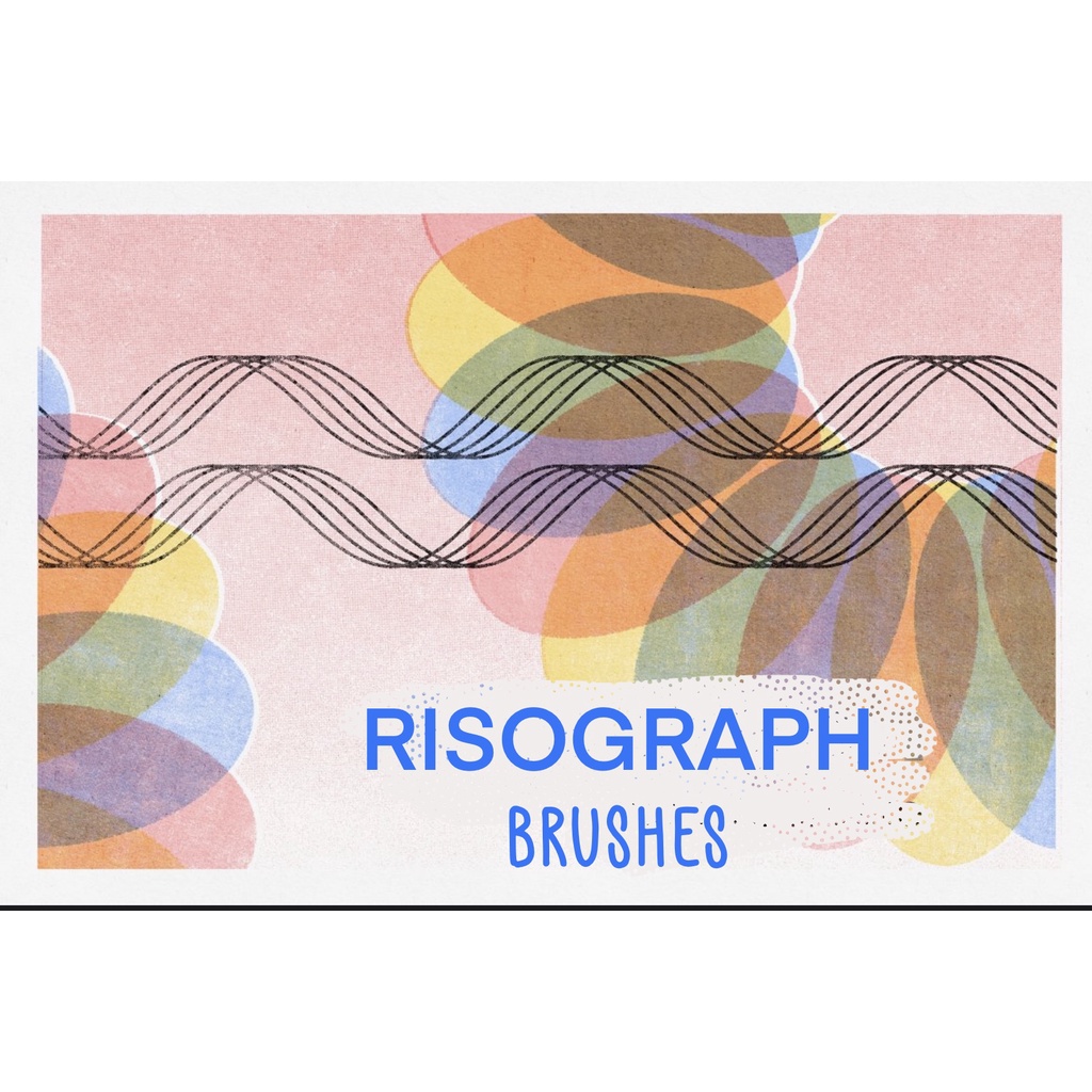 Procreate Brush - Risograph Textures