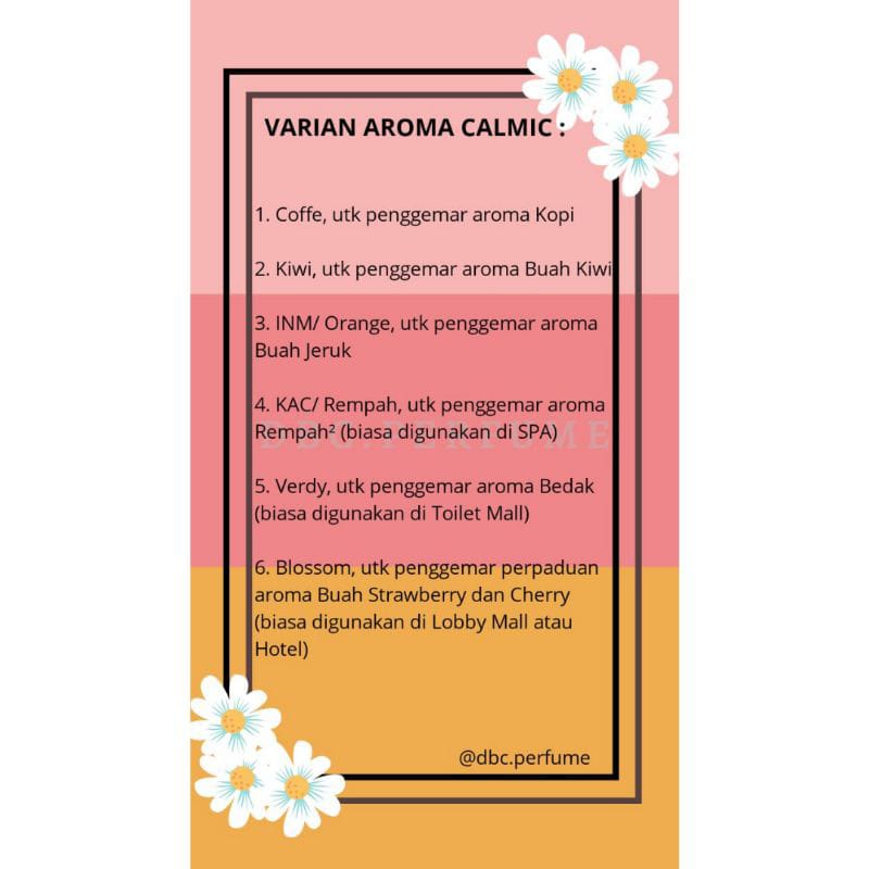 Super Deal Calm*C Pengharum Ruangan Hotel Mall Aromatherapi - Parfum Mobil Dan Pewangi Toilet