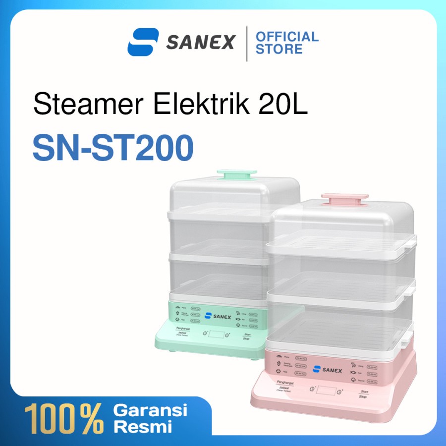 STEAMER ELECTRIC SANEX SN-ST200 / PENGUKUS ELEKTRIK / KUKUSAN LISTRIK