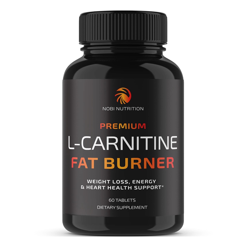 Nobi Nutrition L-Carnitine Fat Burner - Healthier Weight Loss Obat Diet Pembakar Lemak Menurunkan Be