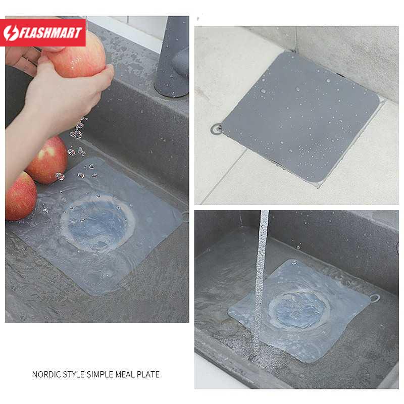 Flashmart Silikon Penutup Lubang Pembuangan Air Sewer Drain Cover - LM14