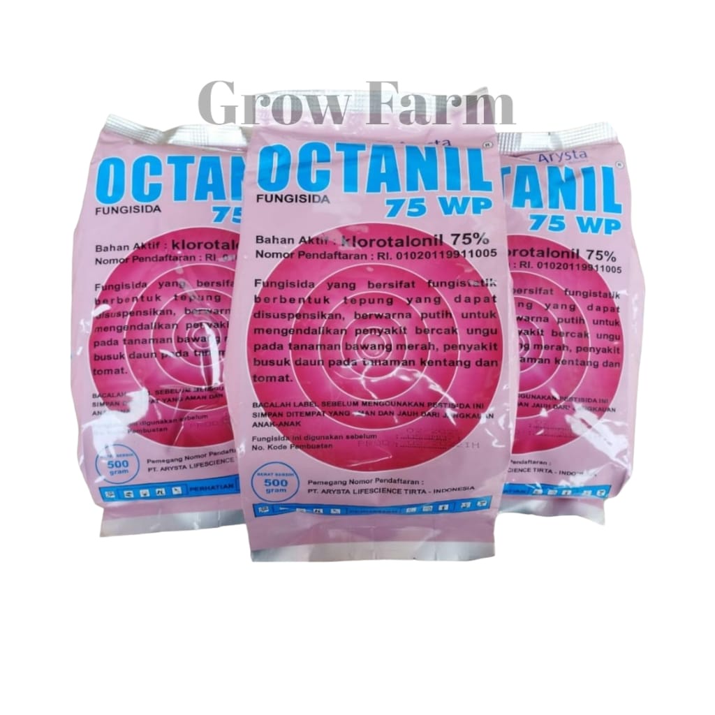 Fungisida Octanil 75WP 500gr Bahan Aktif Klorotalonil 75%