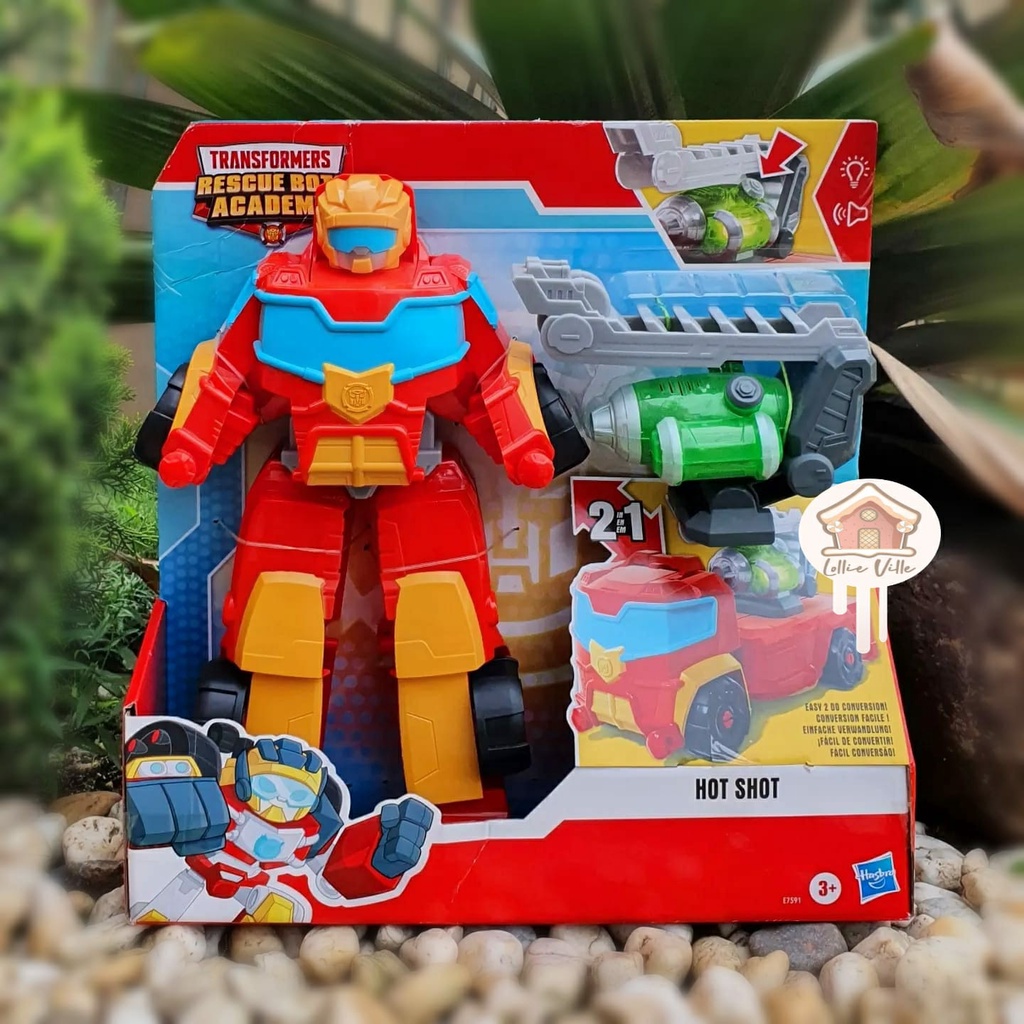 Transformers Rescue Bots Academy Rescue Hot Shot 2in1 Converting Robot