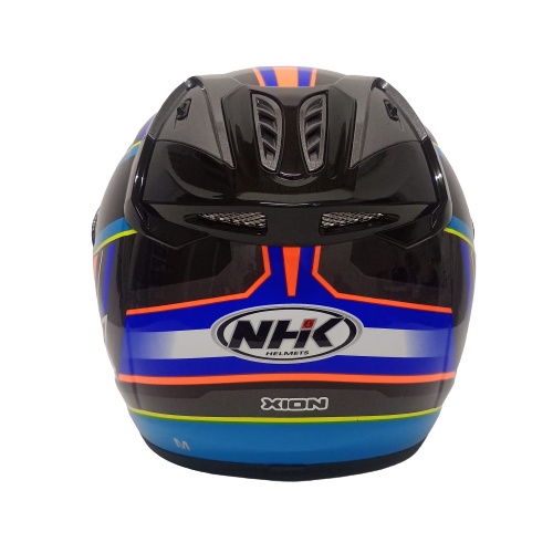 HELM NHK R6 MOTIF XION BLACK BLUE