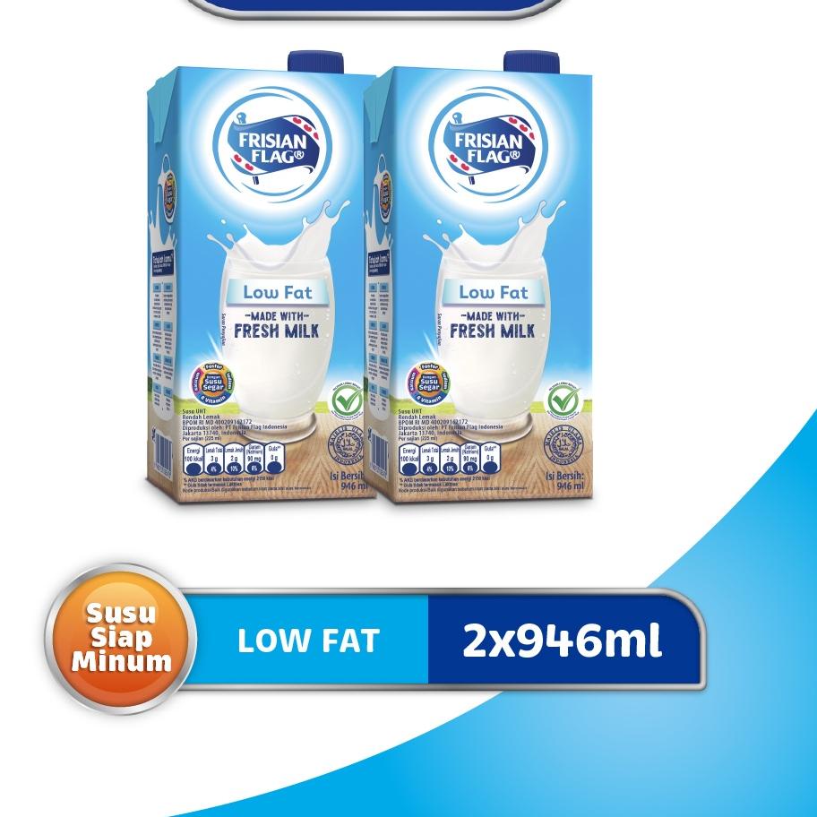 

Terbaru 12.12 Frisian Flag Family UHT Low Fat 946 ml x 2 pcs 