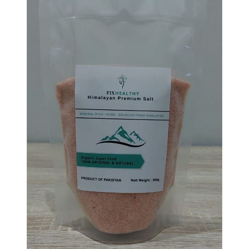 

(ASLI) GARAM HIMALAYA 1 KG ORIGINAL HIMSALT BY FIXHEALTHY