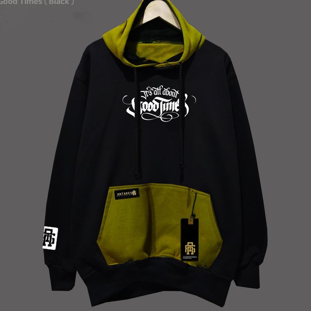 HARGA TERMURAAH ANTARES jaket sweater Hoodie pria distro OVERSIZE hodie Jumbo Ukuran XXL-XXXL keren