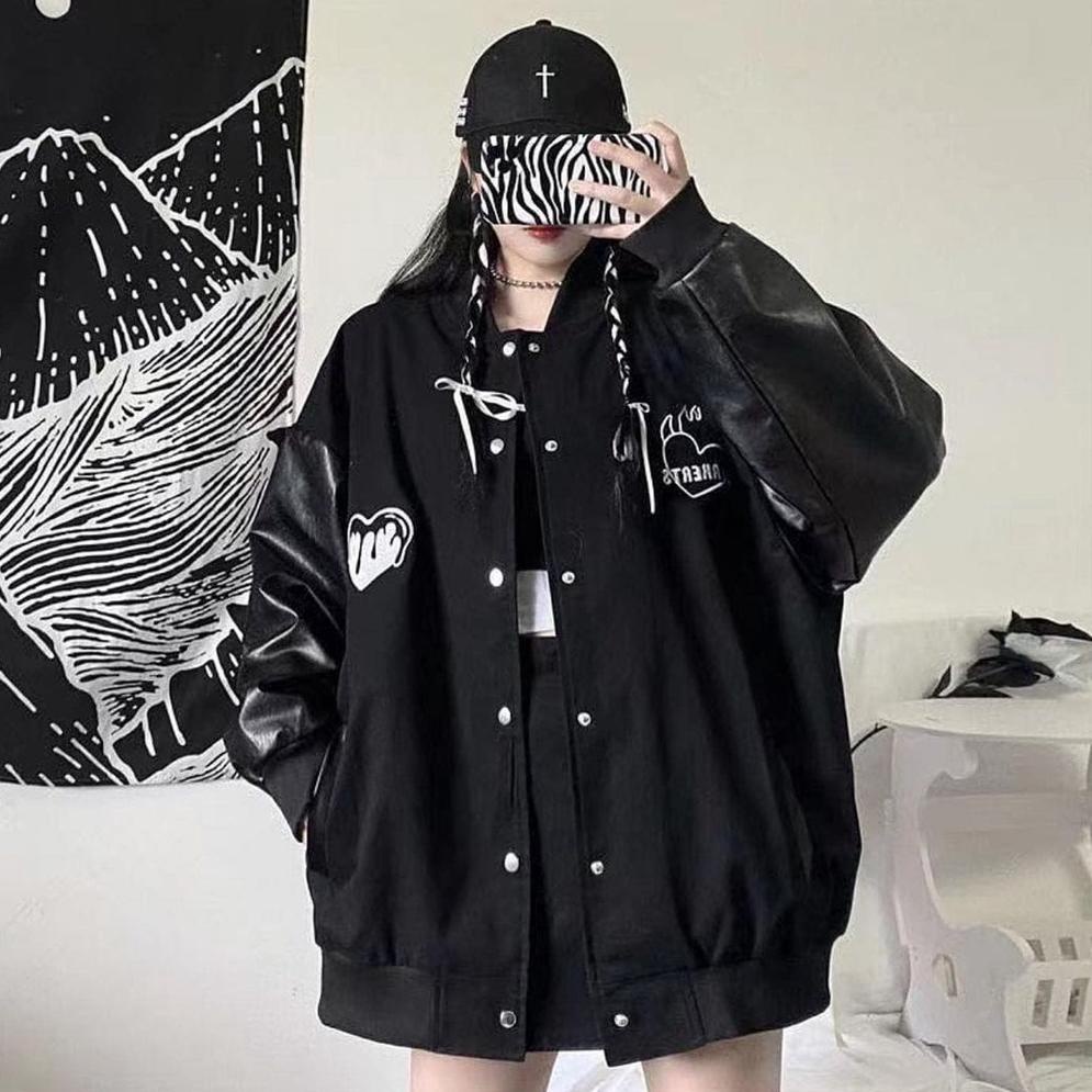 BEST SELLER LARKERTS BASEBALL JAKET VARSITY OVERSIZE - JAKET VARSITY WANITA OVERSIZE - JAKET BASEBAL
