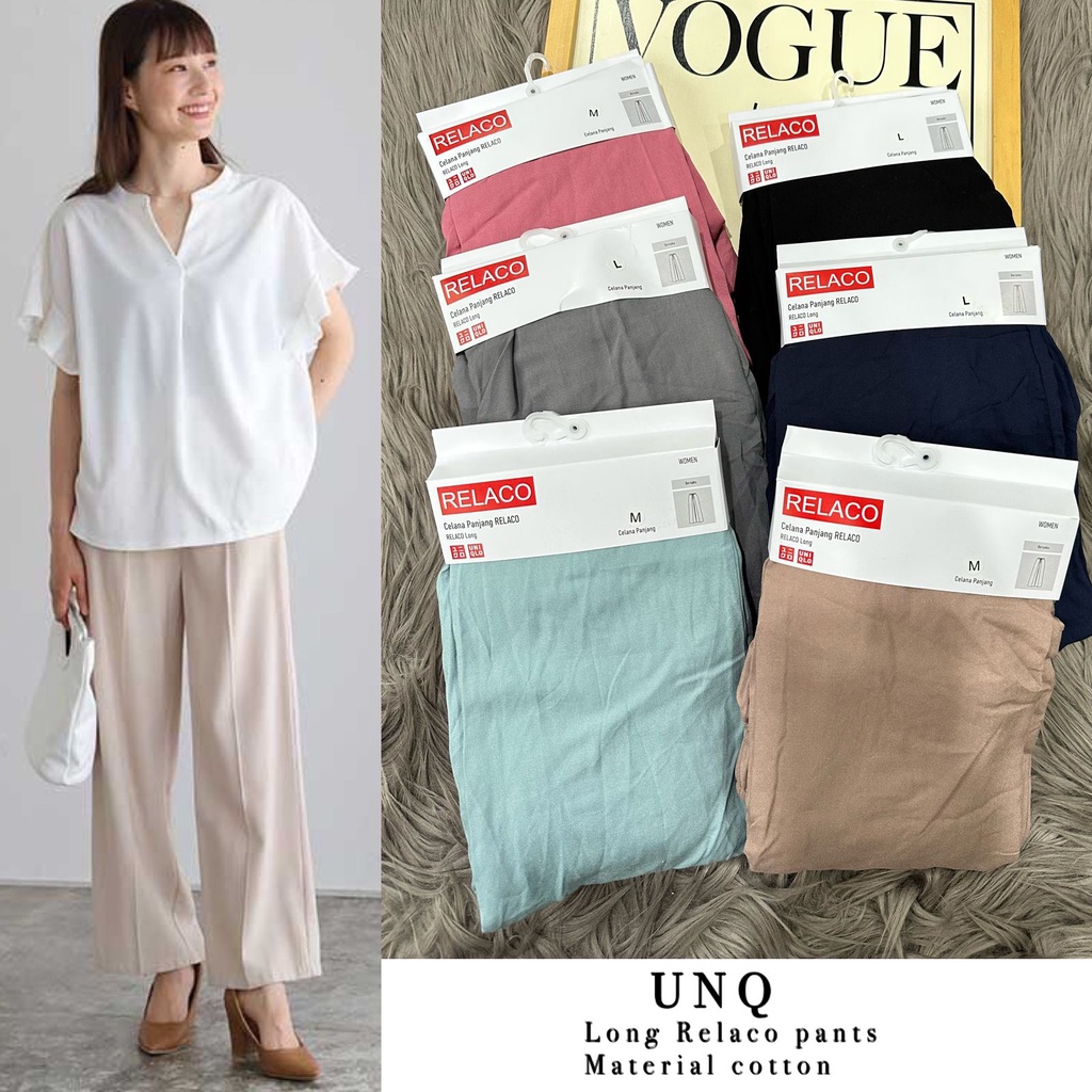 Un*glo cullotes pants/sisa export original(untuk warna beigie army random )