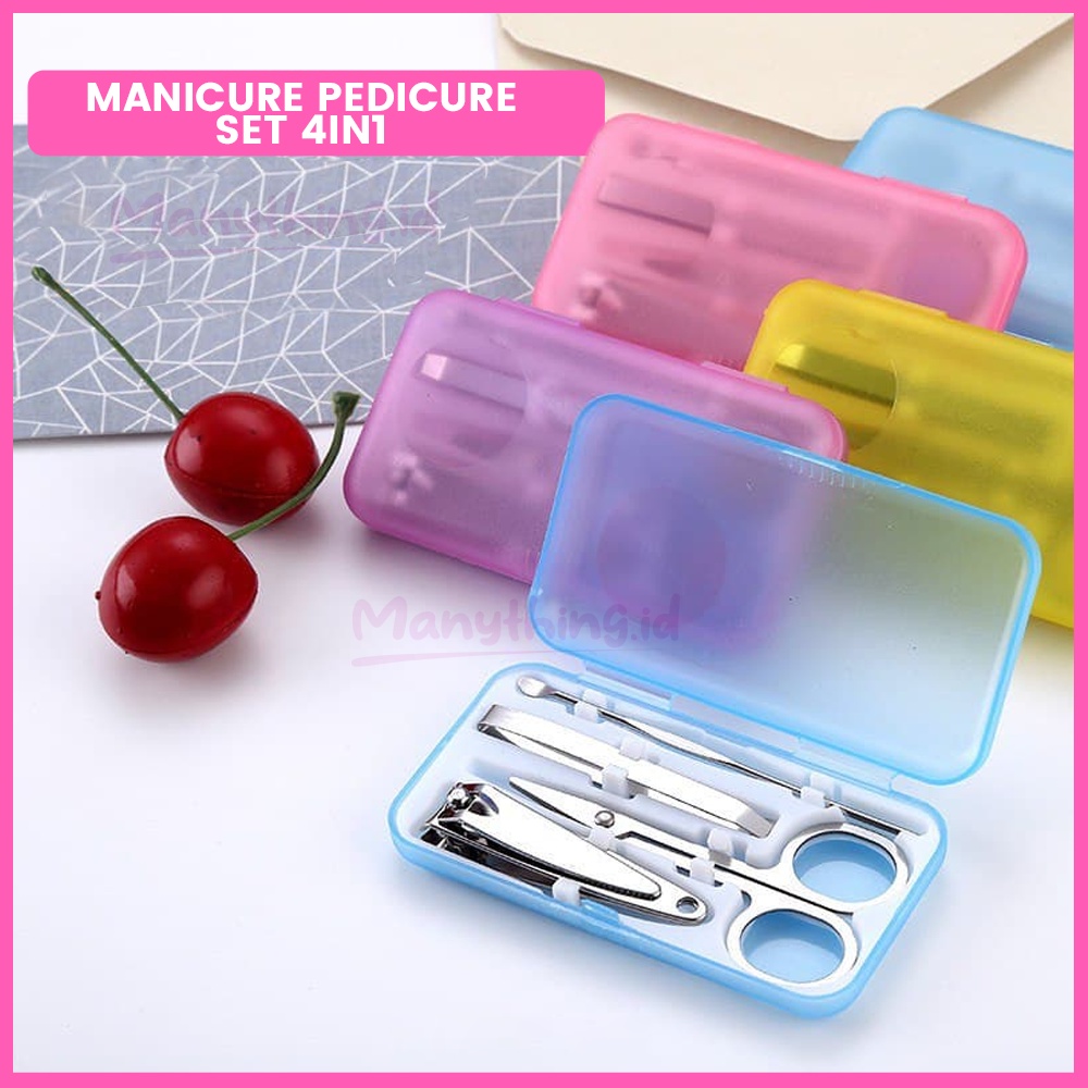 Manicure Pedicure Set 4in1 Alat Pemotong Kuku