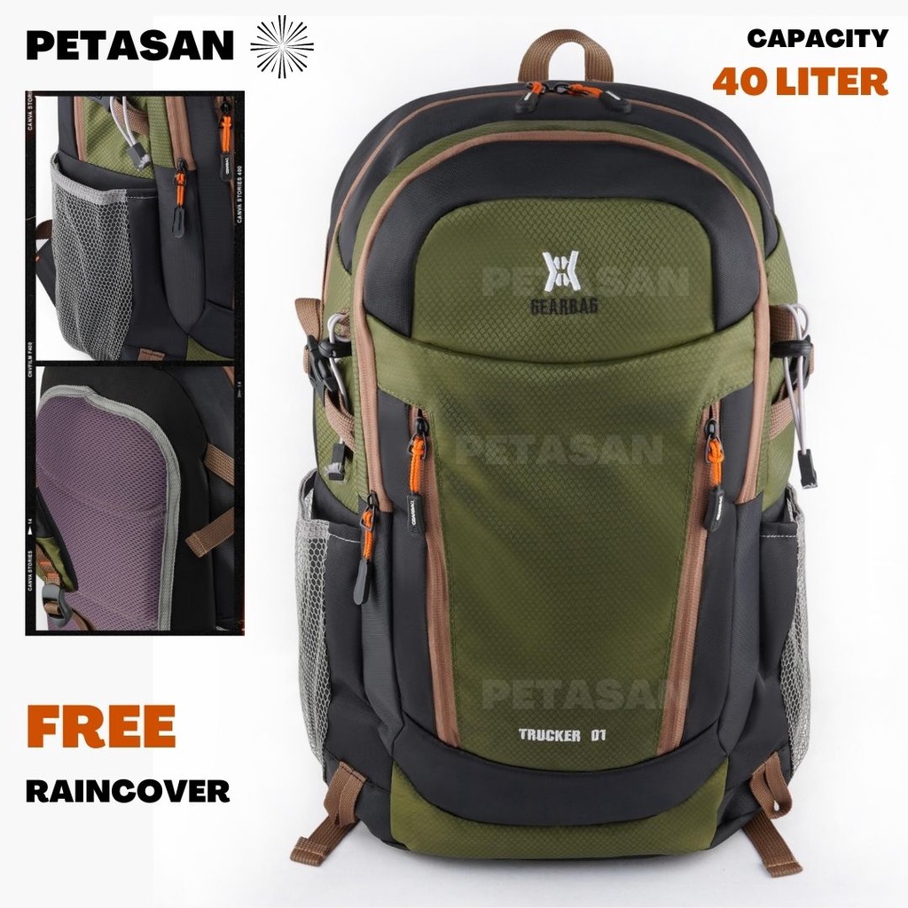 PTS - TAS RANSEL PRIA GEAR BAG 13155 RANSEL OUTDOOR 40 LITER - RANSEL PRIA - TAS LAPTOP