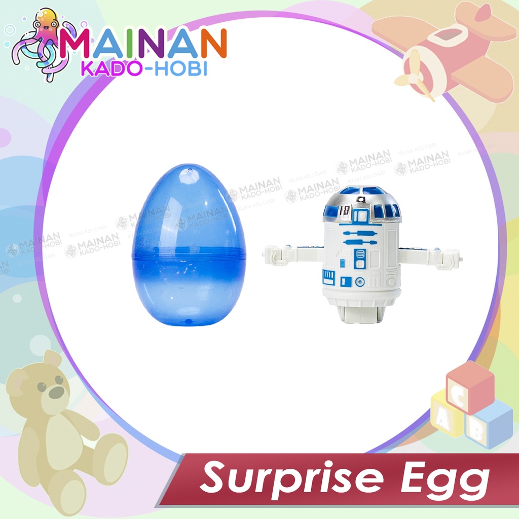 HOBI MAINAN KAPSUL ANAK SURPRISE EGG TELUR ACTION FIGURE KARAKTER STAR WARS