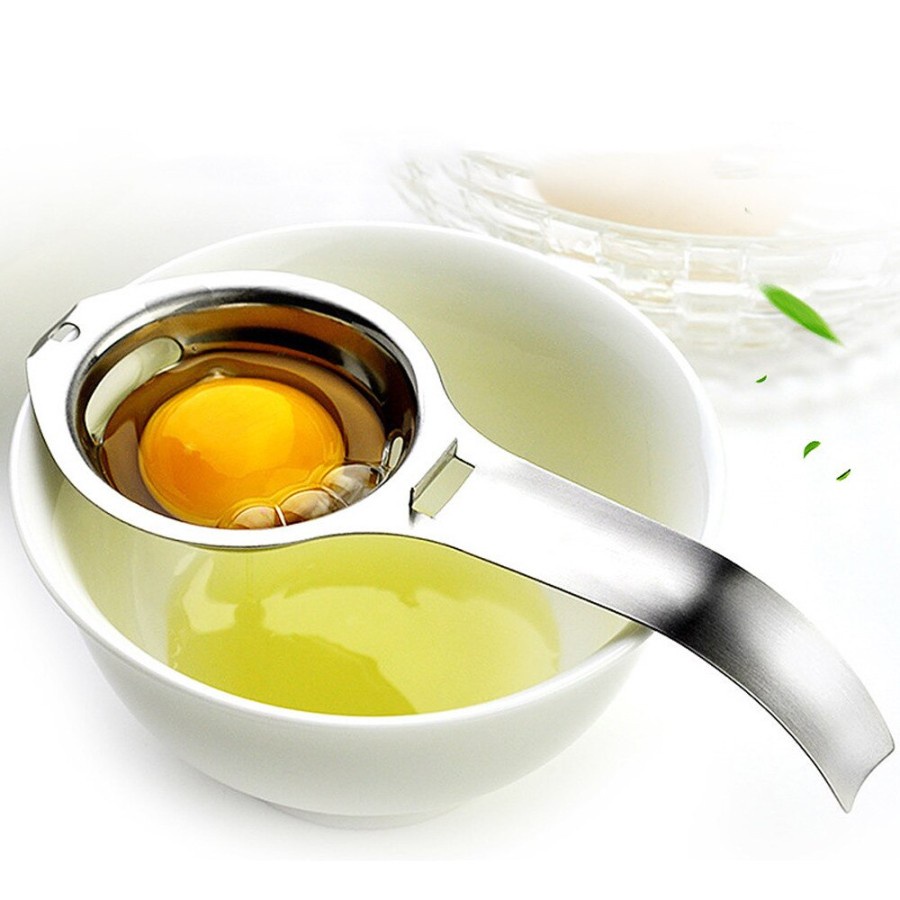 NP- Egg Yolk White Separator Stainless - Pemisah Kuning Telur Stainless