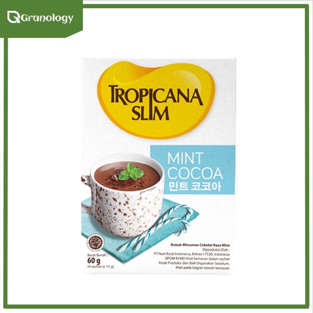 Tropicana Slim Mint Cocoa 1 Box 4 Sachet