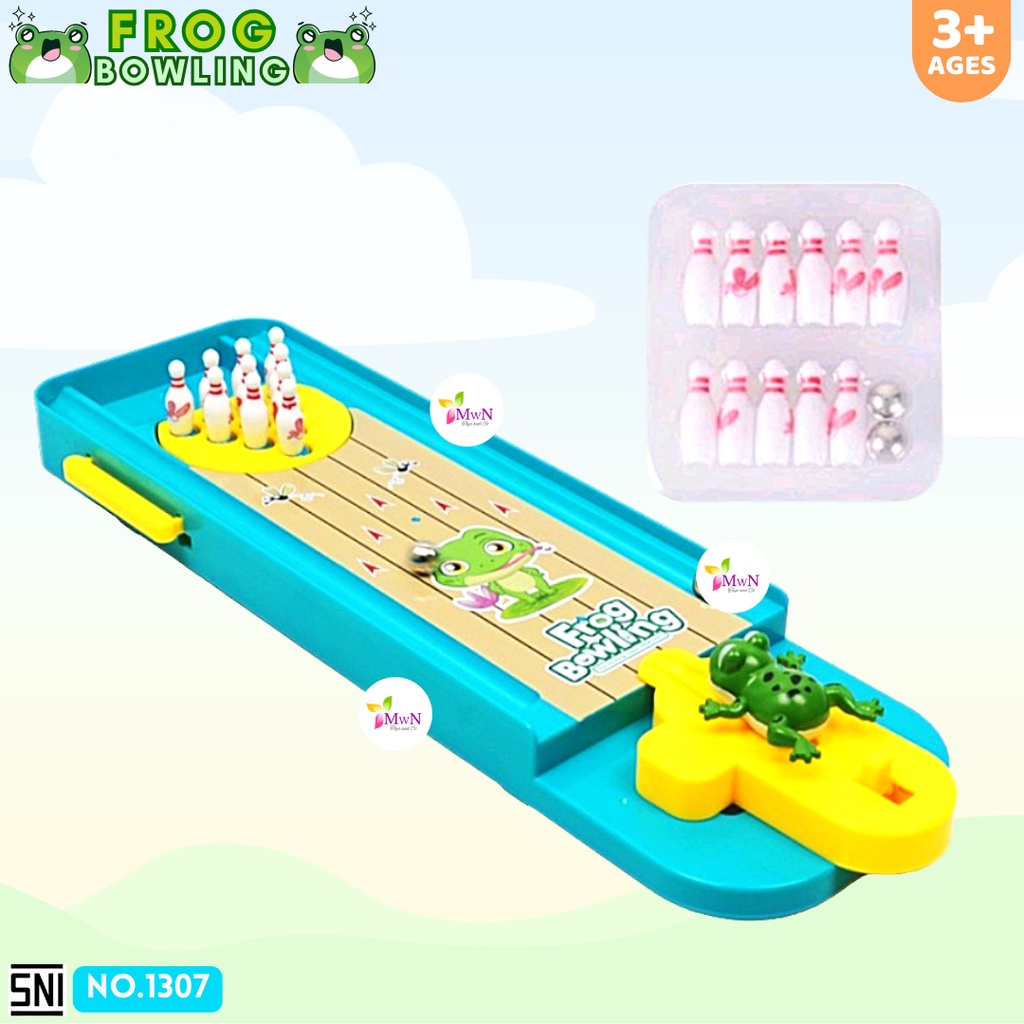 MWN Mainan Anak Frog Bowling Kodok No.1307