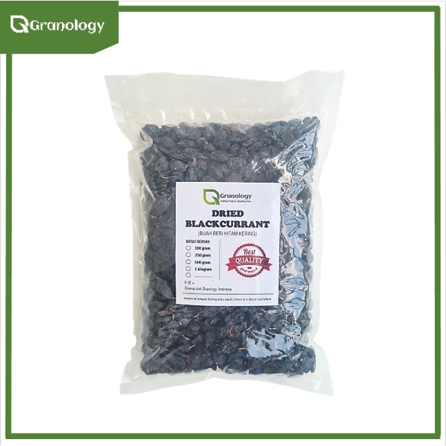 Blackcurrant Kering / Dried Blackcurrant (1 kilogram) by Granology