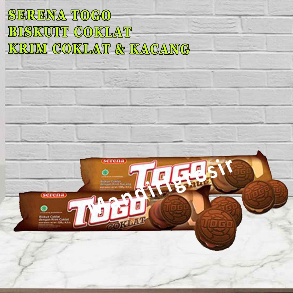 TOGO SERENA BISKUIT COKLAT DENGAN KRIM COKLAT 128g