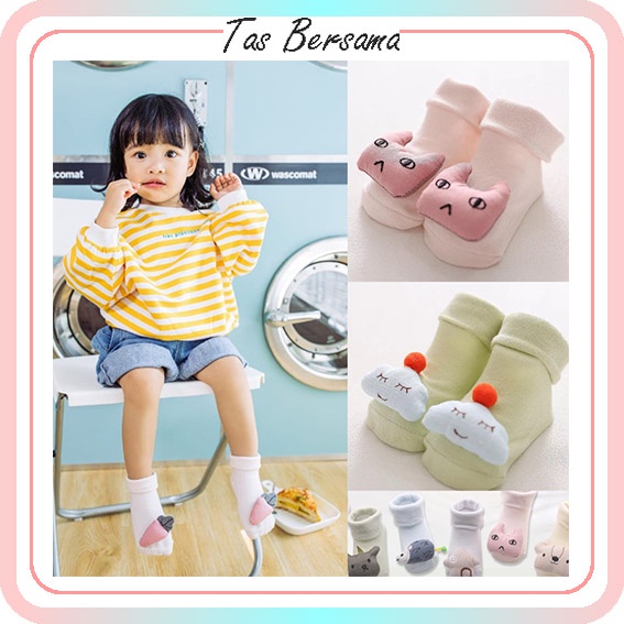 Kaos Kaki Boneka Love Baby Anak Bayi 3D Karakter Lucu Kaoskaki Motif Socks Kids Import Murah BB10